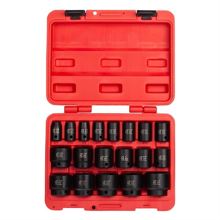 Sunex 1/2" Drive, Impact Socket Set, SAE Socket 2640